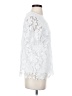 Draper's & Damon's 100% Polyester White Short Sleeve Blouse Size S - photo 4