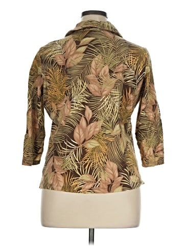 Caribbean Joe 3/4 Sleeve Blouse (view 2)