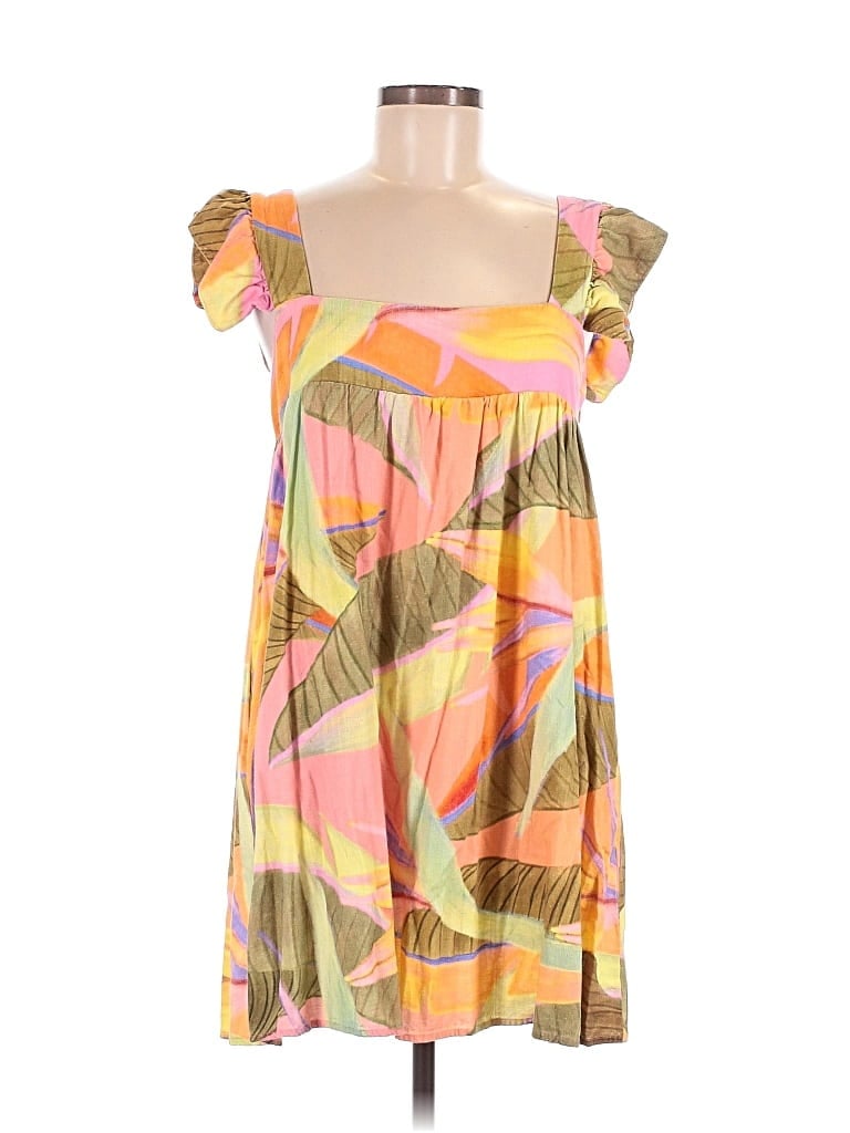 Pre-owned Kourt Casual Dress In Yellow