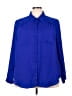 Torrid Blue Long Sleeve Blouse Size 3X Plus (3) - photo 1