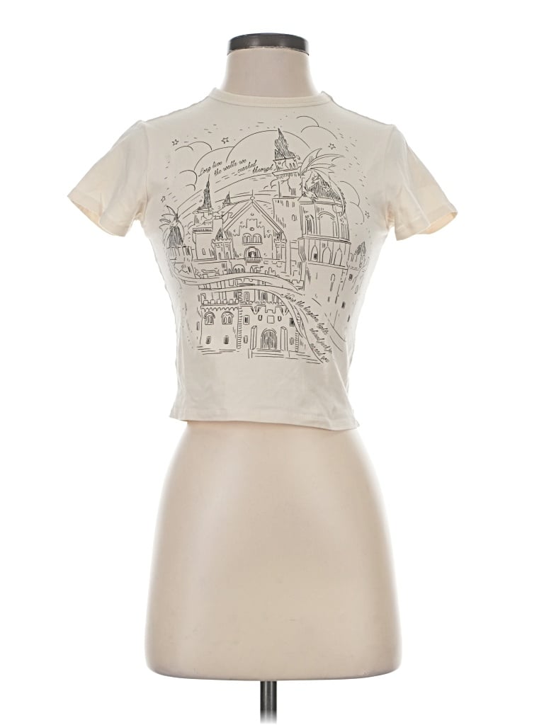 Pre-owned Taylor Swift Short Sleeve T-shirt In Ivory