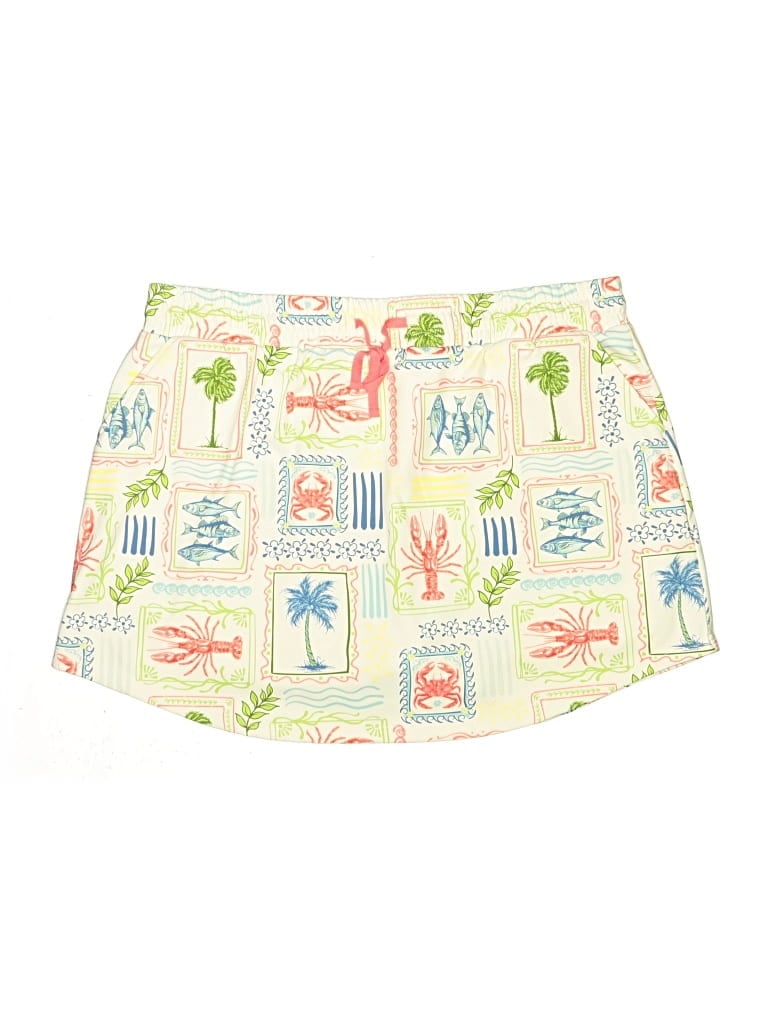 Pre-owned Simply Southern Skort In Ivory