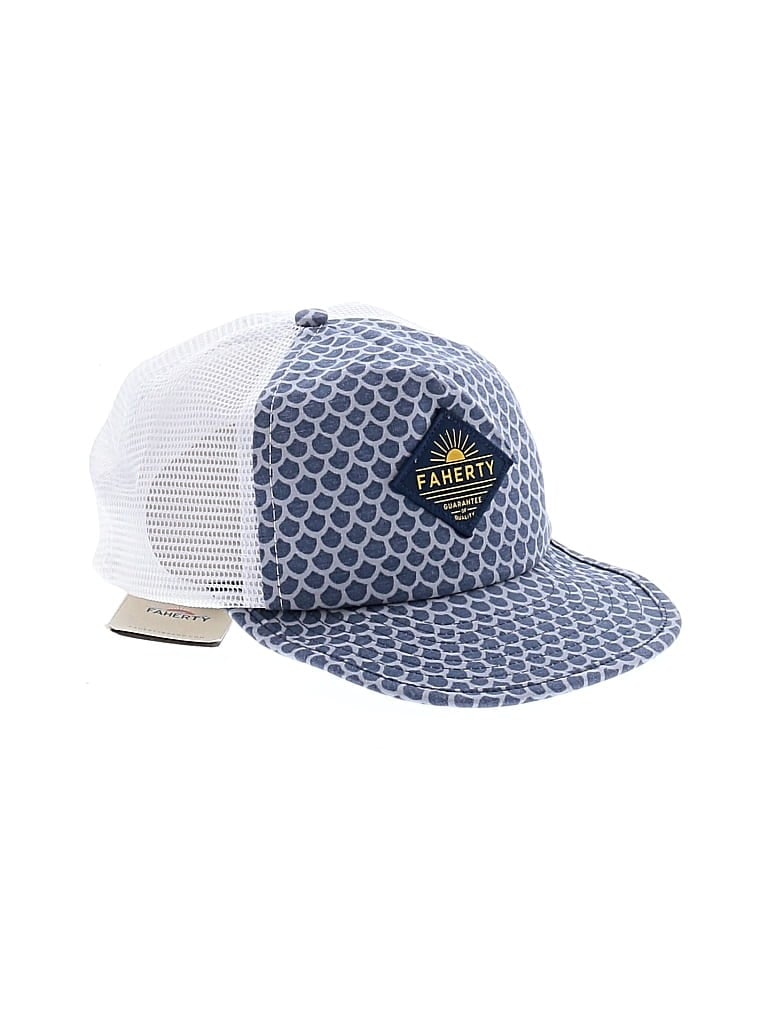 Pre-owned Faherty Baseball Cap In Blue