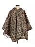 Unbranded Animal Print Gold Tan Poncho One size - photo 1