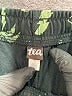 Tea 100% Cotton Print Green Board Shorts Size 10 - photo 3