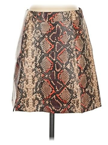 Alya Faux Leather Skirt (view 1)