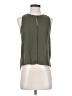 Fun2Fun 100% Polyester Green Sleeveless Blouse Size S - photo 1