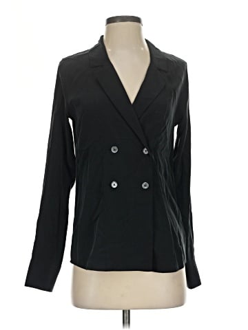 Adriano Goldschmied Long Sleeve Silk Top (view 1)