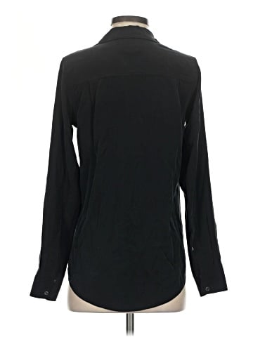 Adriano Goldschmied Long Sleeve Silk Top (view 2)