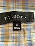 Talbots Plaid Yellow Blazer Size 8 - photo 6