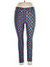 Lularoe Argyle Blue Leggings Size 1X (Tall & Curvy) - photo 1