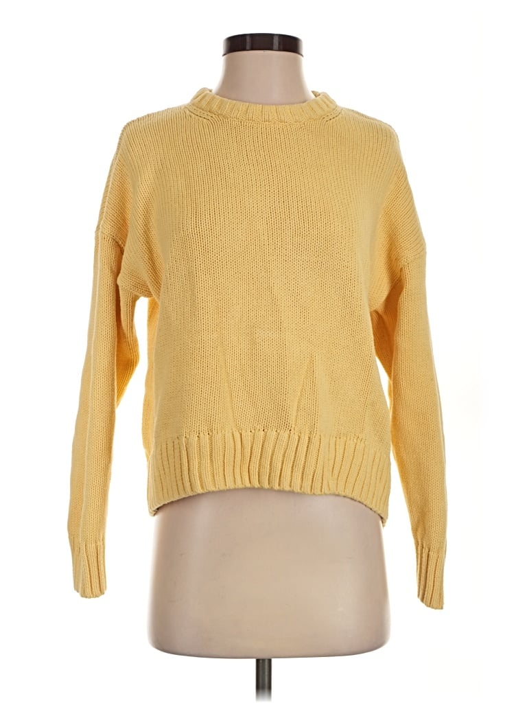 Pre-owned Gap Pullover Sweater In Yellow