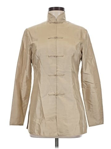 Shanghai Tang 3/4 Sleeve Silk Top (view 1)
