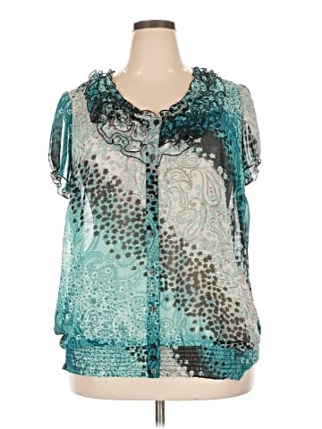 East5th Short Sleeve Blouse (view 1)