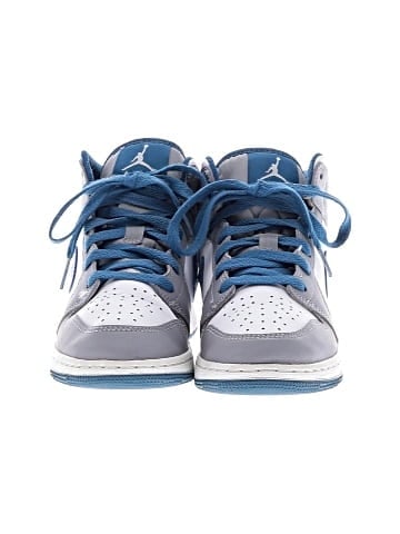 Air Jordan 1 Mid GS 'Cement True Blue' Sneakers (view 2)