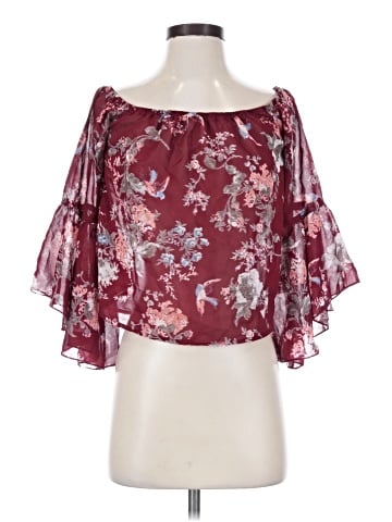 Charlotte Russe Long Sleeve Blouse (view 1)