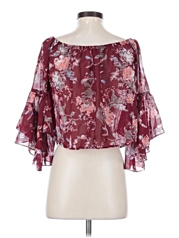 Charlotte Russe Long Sleeve Blouse (view 2)