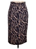 Ann Taylor 100% Polyester Print Tan Brown Casual Skirt Size 0 - photo 2