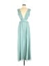 BCBGMAXAZRIA 100% Polyester Teal Cocktail Dress Size 8 - photo 1