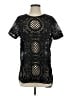 Sundance 100% Polyester Black Short Sleeve Blouse Size S - photo 1