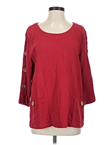 Focus 3/4 Sleeve Blouse (view 1)