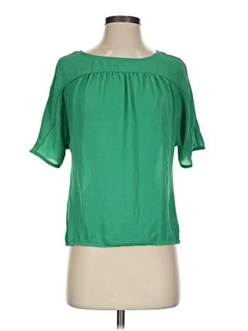 Ann Taylor LOFT Outlet Short Sleeve Blouse (view 1)