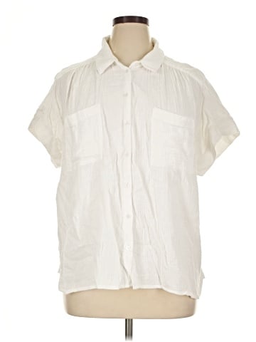 Caslon Short Sleeve Blouse (view 1)