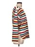 St. John's Bay 100% Acrylic Stripes Teal White Pullover Sweater Size L - photo 4