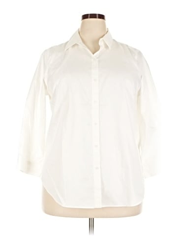 Coldwater Creek 3/4 Sleeve Button-Down Shirt (view 1)