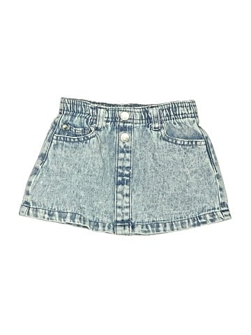 7 For All Mankind Denim Skirt (view 1)