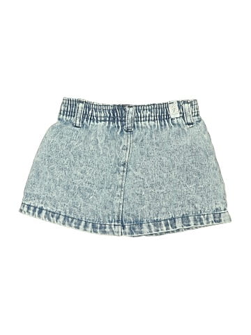 7 For All Mankind Denim Skirt (view 2)