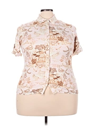 J. McLaughlin Short Sleeve Blouse (view 1)