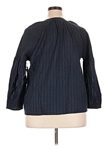 Caslon 3/4 Sleeve Blouse (view 2)