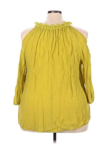 Cato 3/4 Sleeve Blouse (view 2)