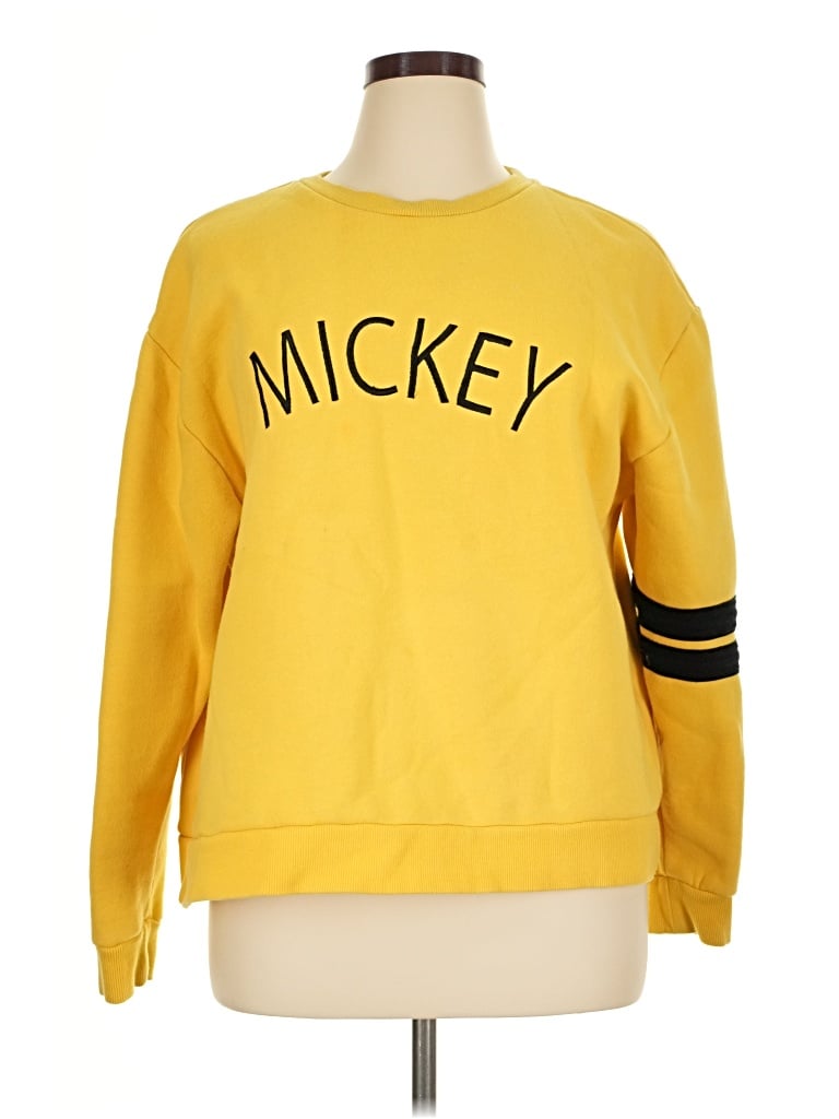 Pre-owned Disney Sweatshirt In Yellow