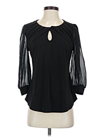 7th Avenue Design Studio New York & Company 3/4 Sleeve Blouse (view 1)