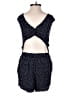 Cupcakes & Cashmere 100% Polyester Polka Dots Blue Romper Size XS - photo 2