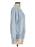 Skull Cashmere Solid Blue Pullover Sweater Size M - photo 4
