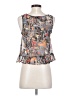 Millau 100% Polyester Silver Sleeveless Blouse Size XS - photo 2