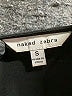 Naked Zebra 100% Polyester Black Romper Size S - photo 4