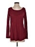 Lauren Conrad 100% Polyester Burgundy Pullover Sweater Size S - photo 1