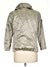Chico's Metallic Gray Raincoat Size Med (1) - photo 2