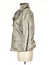 Chico's Metallic Gray Raincoat Size Med (1) - photo 5