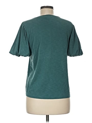 Green Envelope Short Sleeve Top (view 2)