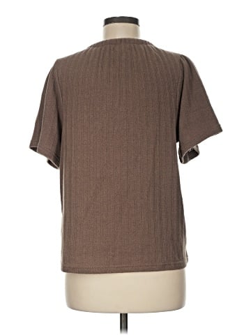 Madewell Pointelle Tie-Neck Tunic Top (view 2)