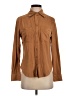 Grace Solid Brown Long Sleeve Blouse Size XS - photo 1