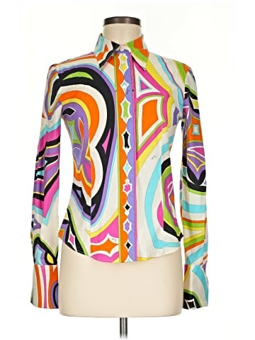 Emilio Pucci Long Sleeve Blouse (view 1)