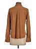 Grace Solid Brown Long Sleeve Blouse Size XS - photo 2