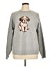 No Boundaries Graphic Silver Pullover Sweater Size 16 - photo 1