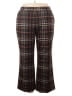 Ashley Stewart Plaid Brown Casual Pants Size 22 Plus - photo 1